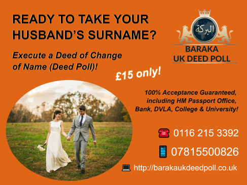 husband surname deed poll